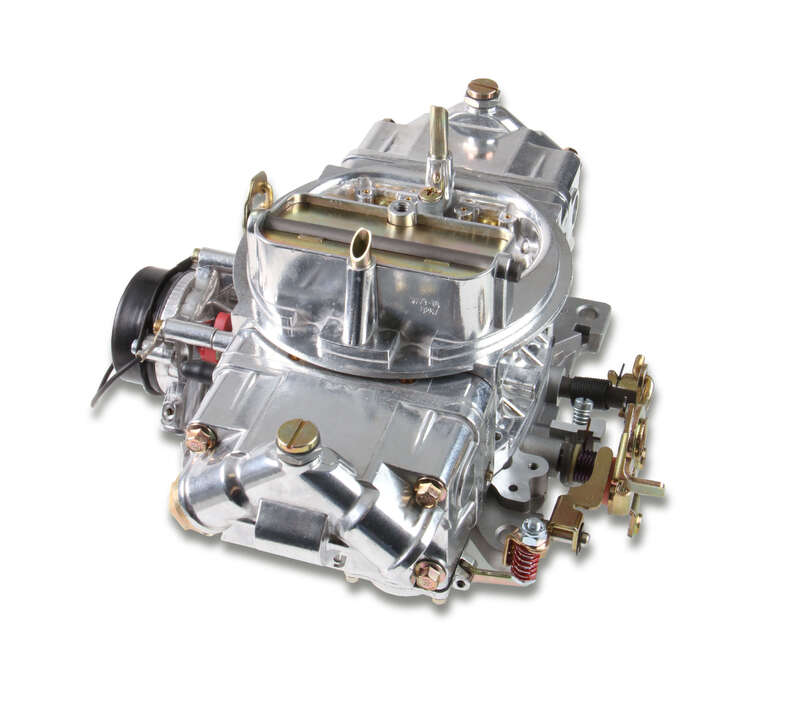 Holley Carburettor, Performance and Race, 650 CFM, 4150 Model, 4 Barrel, Electric, Gasoline, Shiny, Aluminum, w/ Electric Choke, Each