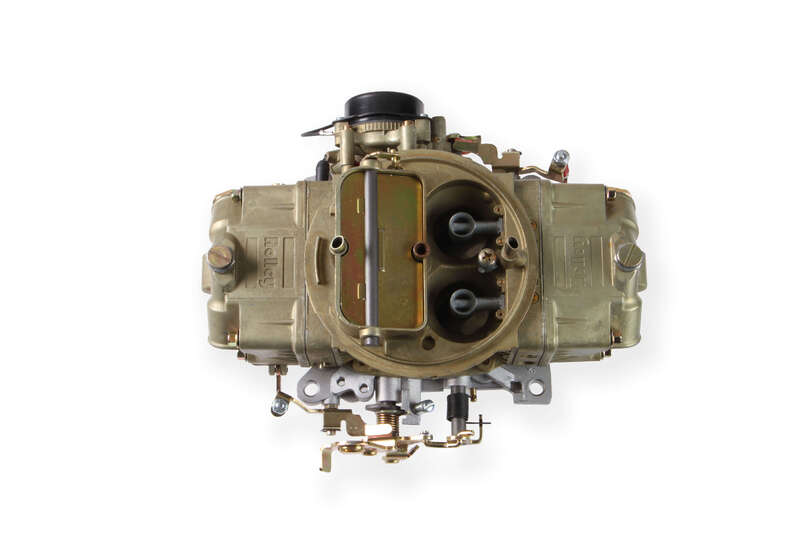 Holley Carburettor, Performance and Race, 750 CFM, 4150 Model, 4 Barrel, Electric, Gasoline, Gold Dichromate, Aluminum, w/ Electric Choke, Each