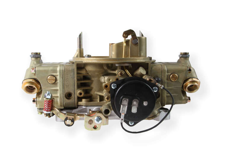 Holley Carburettor, Performance and Race, 750 CFM, 4150 Model, 4 Barrel, Electric, Gasoline, Gold Dichromate, Aluminum, w/ Electric Choke, Each