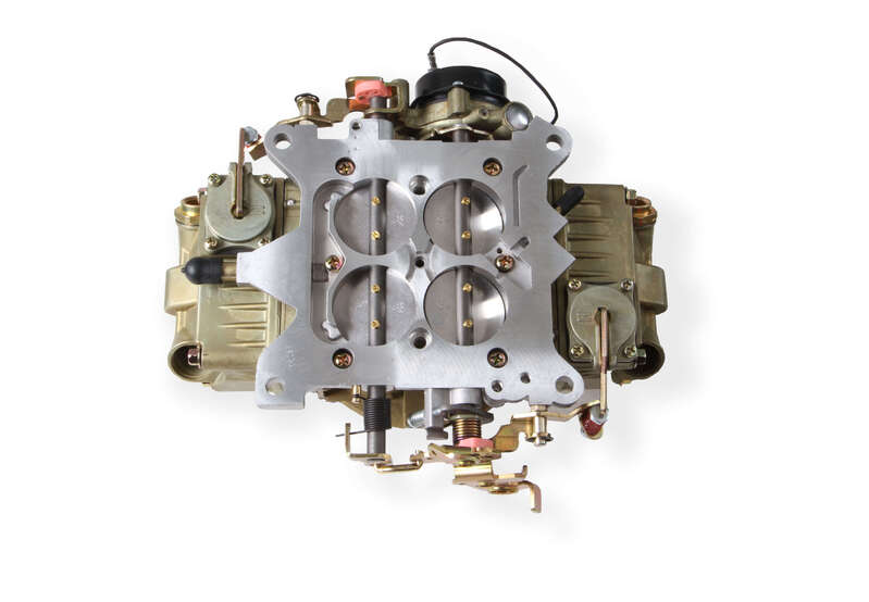 Holley Carburettor, Performance and Race, 750 CFM, 4150 Model, 4 Barrel, Electric, Gasoline, Gold Dichromate, Aluminum, w/ Electric Choke, Each