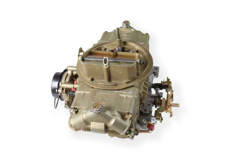 Holley Carburettor, Performance and Race, 750 CFM, 4150 Model, 4 Barrel, Electric, Gasoline, Gold Dichromate, Aluminum, w/ Electric Choke, Each
