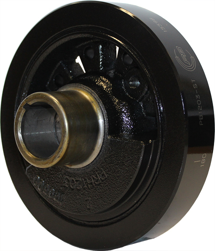 PowerBond Street Series ,Harmonic Balancer SB Ford 302-351W, 3-Bolt Raised Pulley , External Balance Each