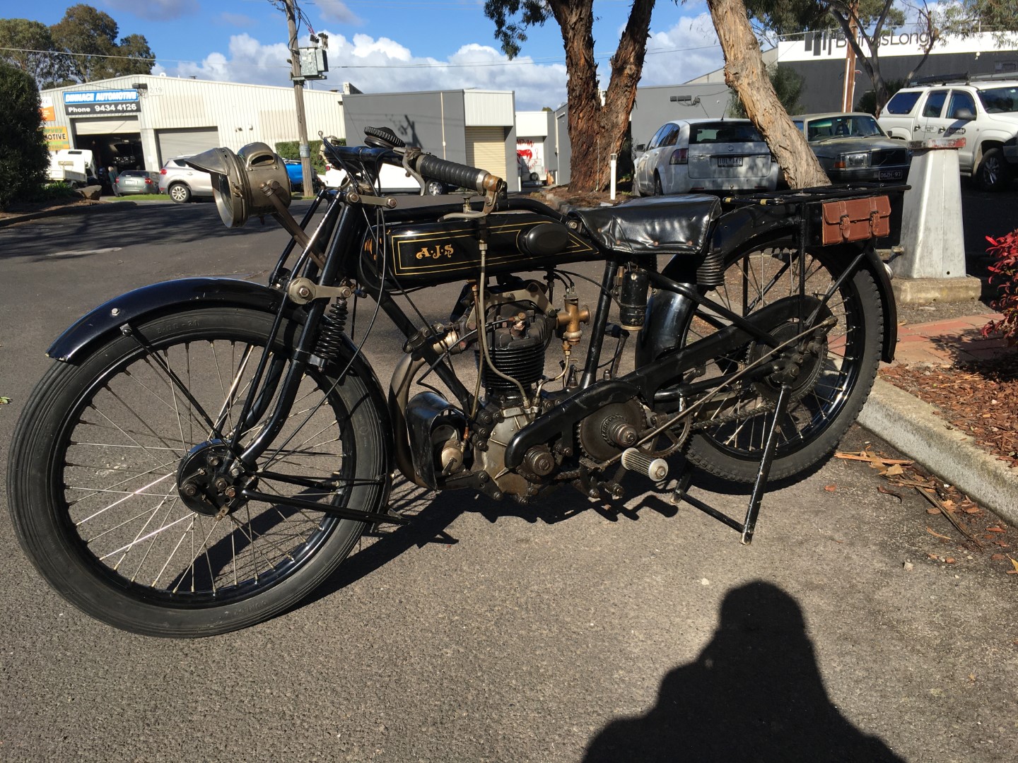 1928 AJS K6 BIG PORT OHV 350 ROAD