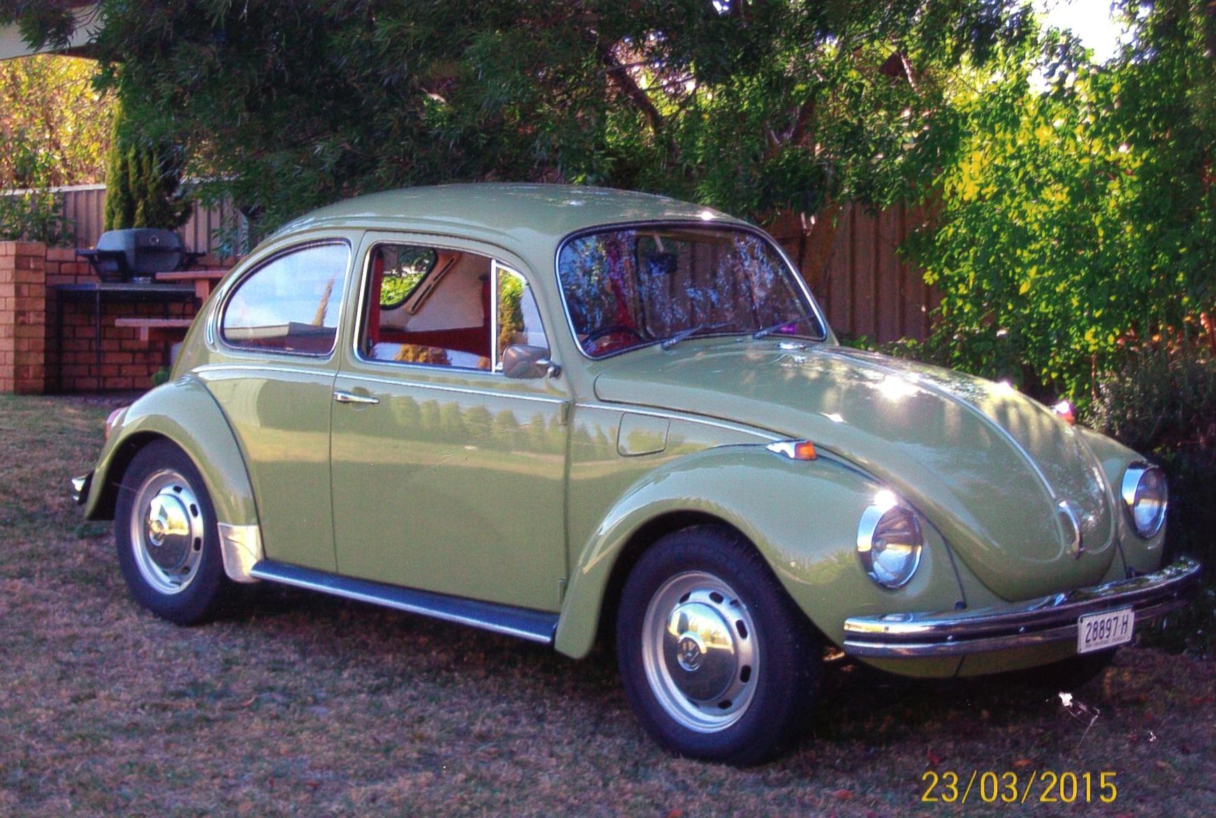 1971 VOLKSWAGEN 1600 SUPER BUG S 4 SP MANUAL 2D SEDAN