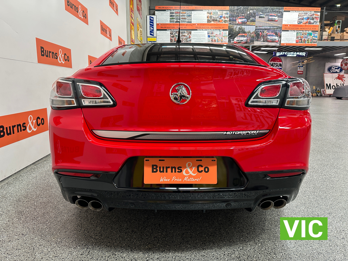 2017 HOLDEN COMMODORE VF II MOTORSPORT V8 AUTO SEDAN