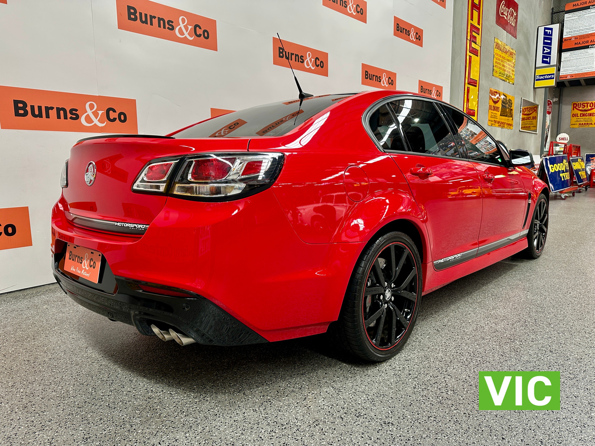 2017 HOLDEN COMMODORE VF II MOTORSPORT V8 AUTO SEDAN
