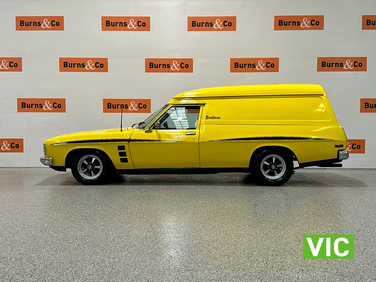 1975 HOLDEN HJ SANDMAN 308 MANUAL PANEL VAN 