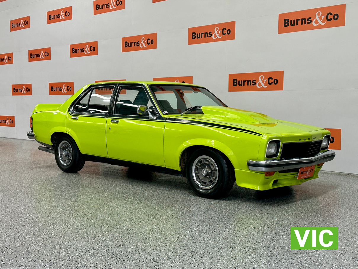 1975 HOLDEN LH TORANA SLR 5000 MANUAL V8 SEDAN