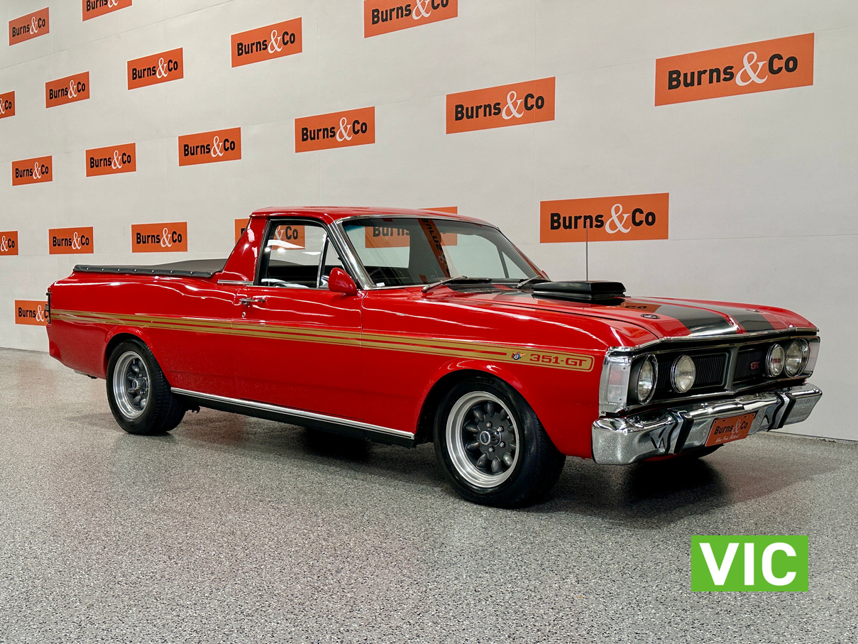 1971 FORD FALCON XY GT TRIBUTE 351 V8 MANUAL UTILITY