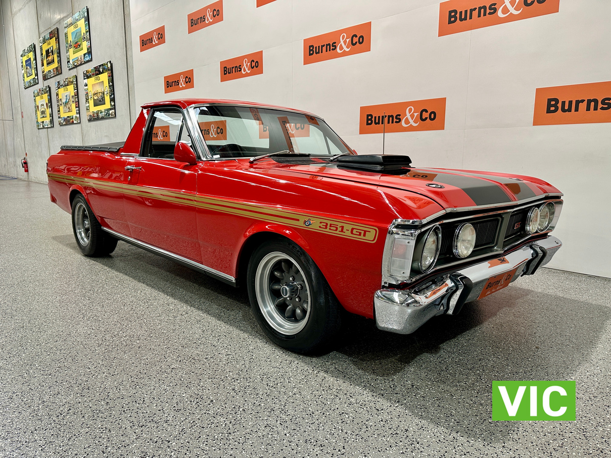 1971 FORD FALCON XY GT TRIBUTE 351 V8 MANUAL UTILITY