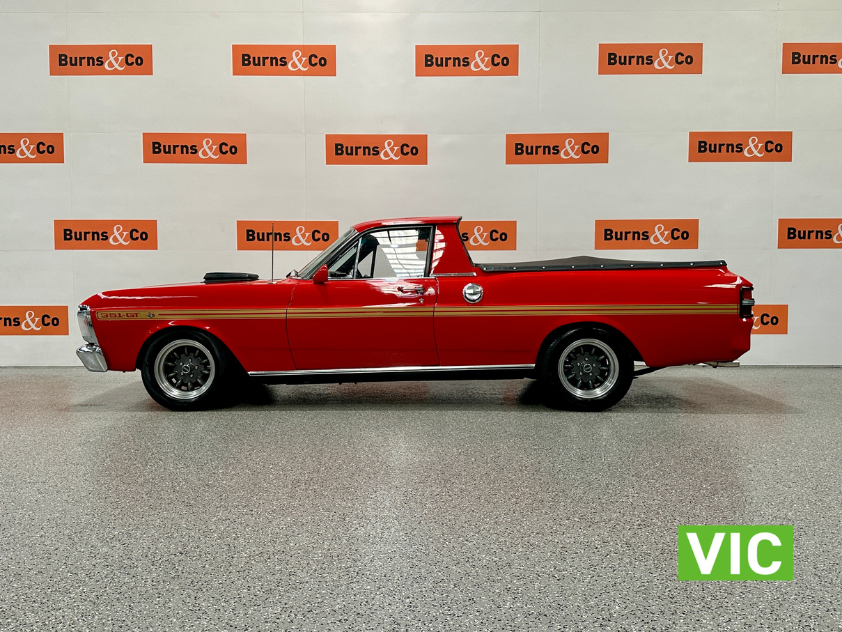 1971 FORD FALCON XY GT TRIBUTE 351 V8 MANUAL UTILITY