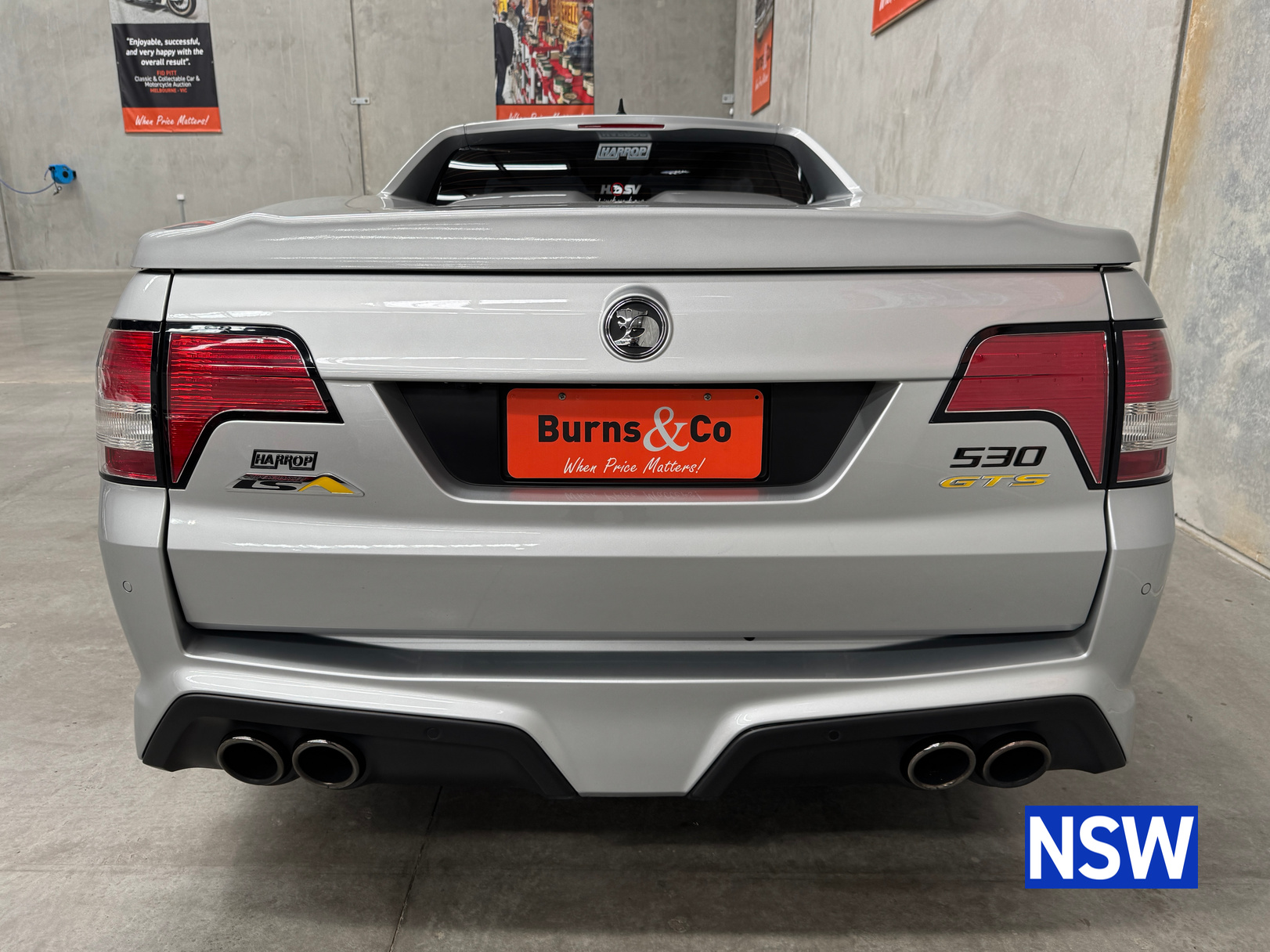 2015 HSV GTS VF MALOO 530 HARROP V8 AUTO UTE