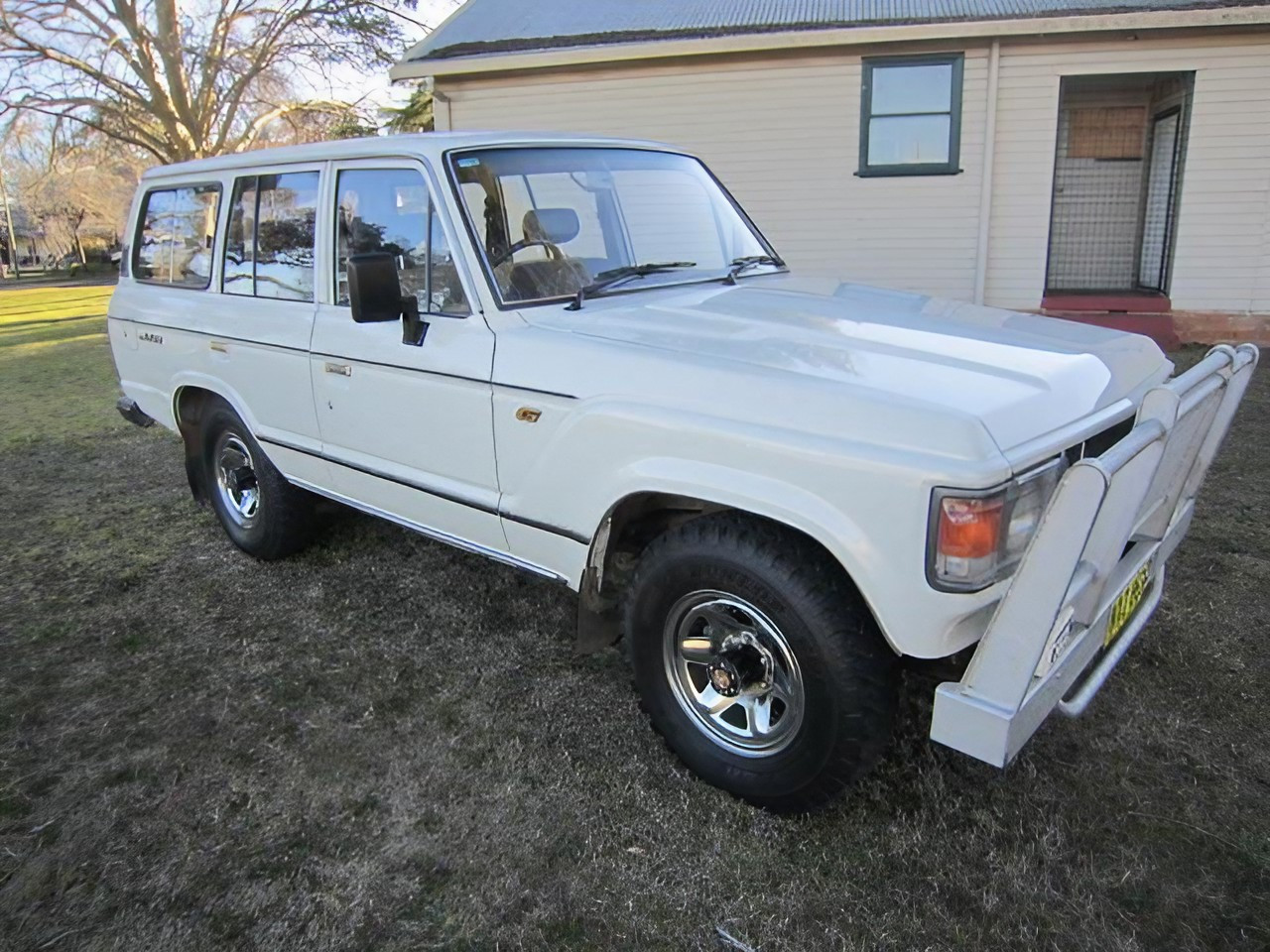 1986 TOYOTA LANDCRUISER HJ61RG SAHARA (4x4) 4 SP AUTOMATIC 4x4 4D WAGON (532266)