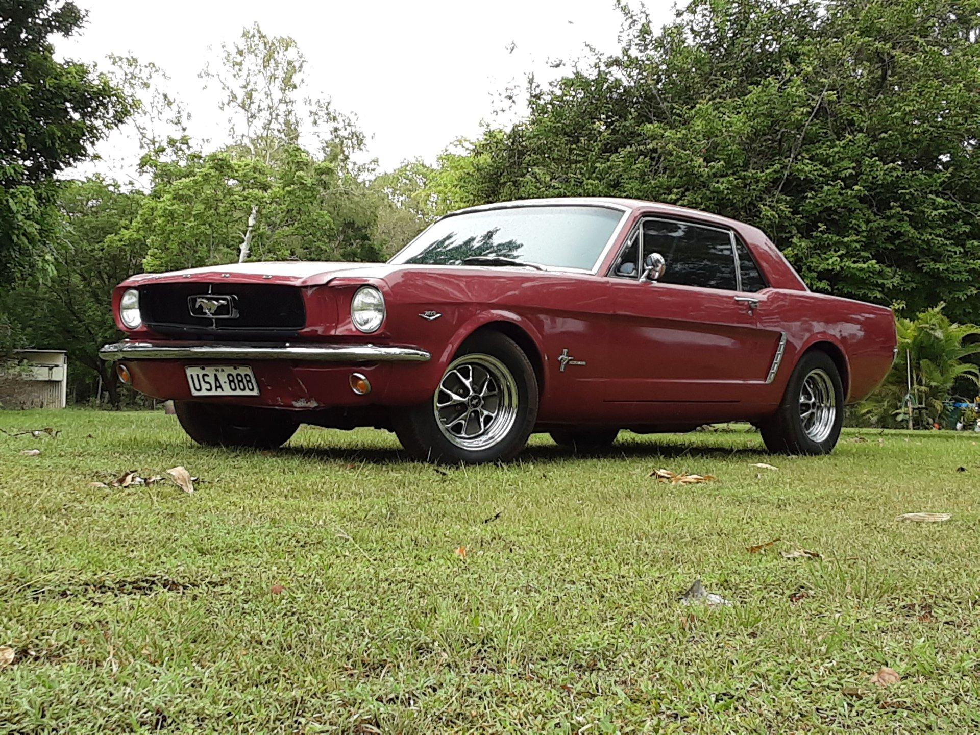 1965 FORD MUSTANG 3 SP AUTOMATIC 2D HARDTOP COUPE