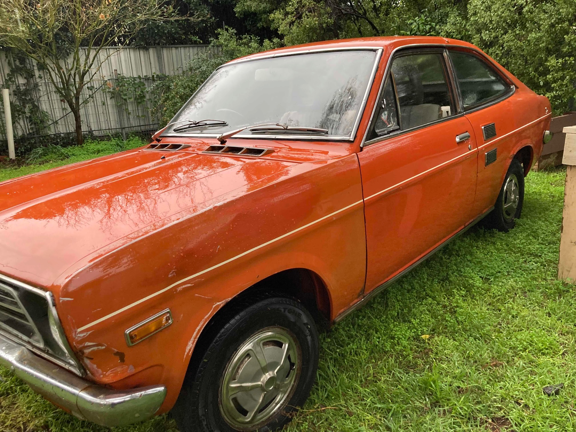1973 DATSUN 1200 DELUXE 4 SP MANUAL 2D COUPE 