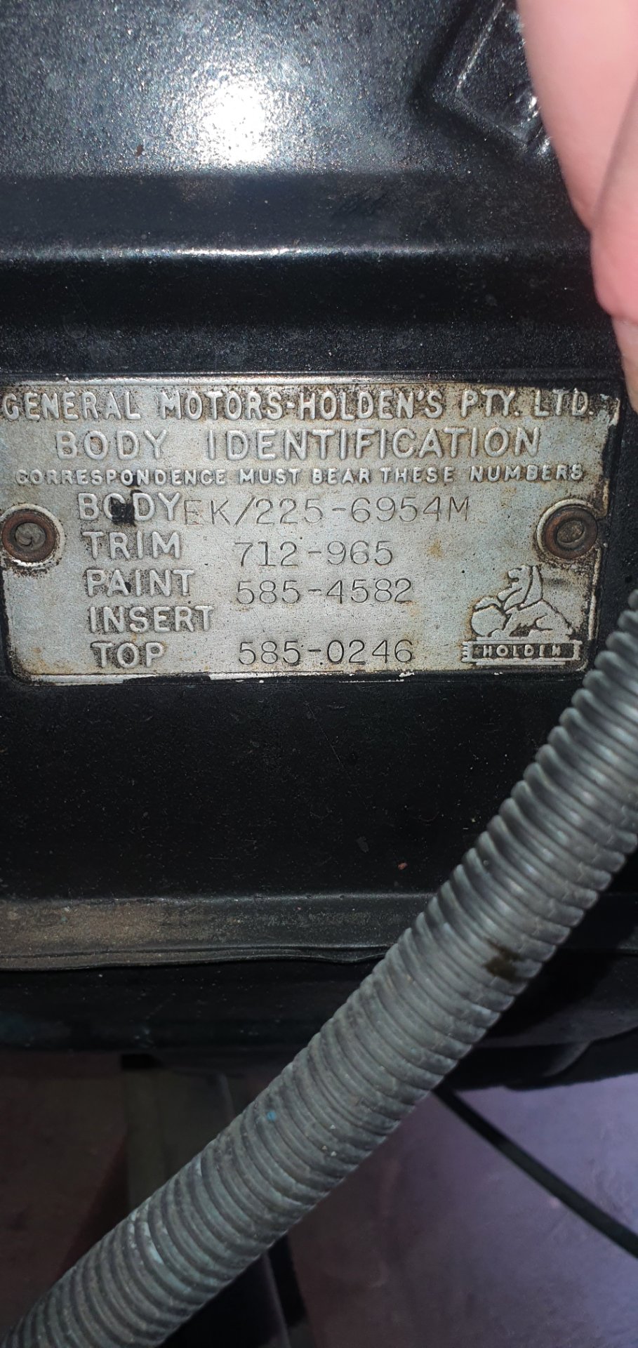 1961 HOLDEN SPECIAL EK 3 SP MANUAL 4D SEDAN