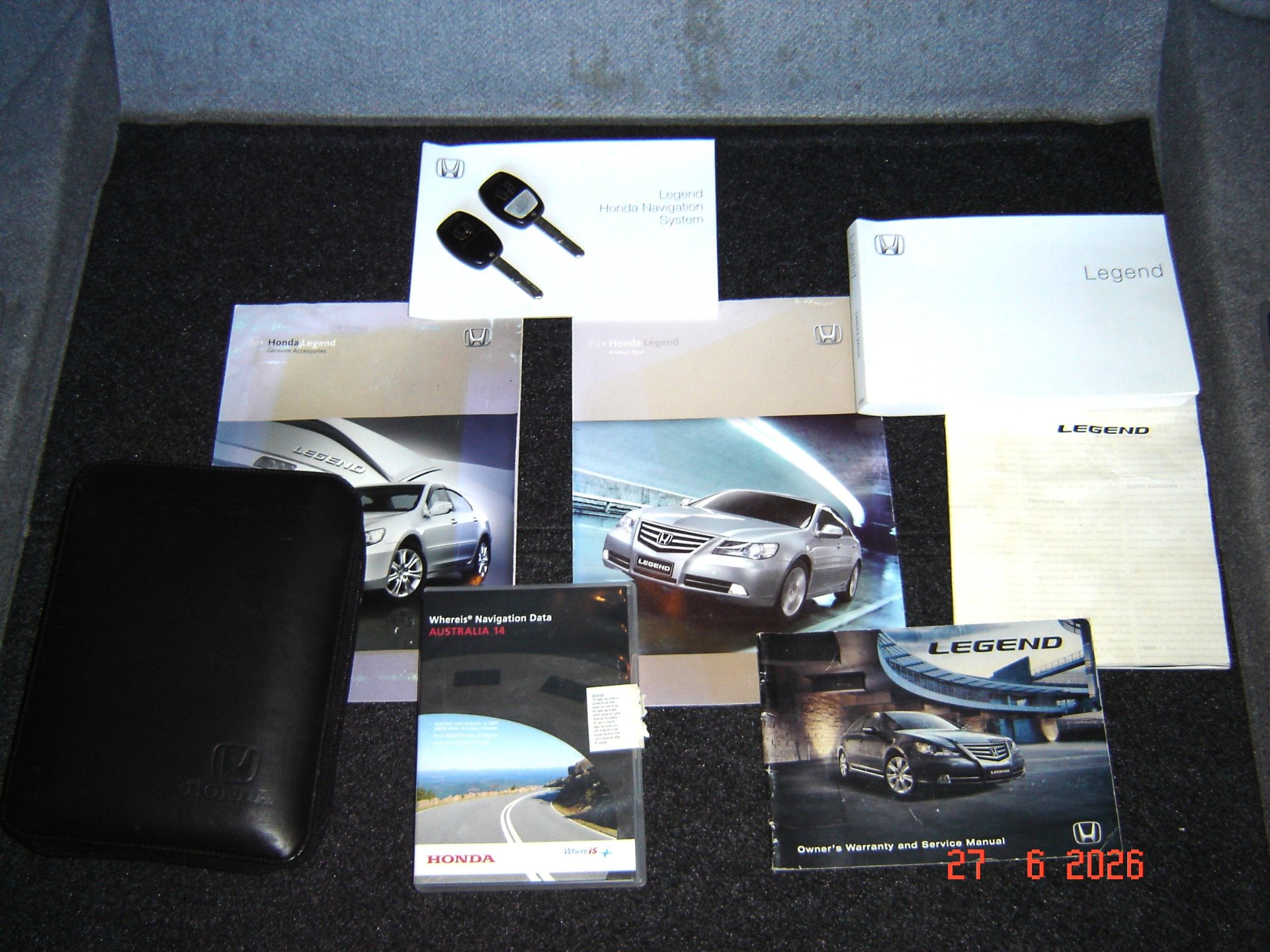 2009 HONDA LEGEND 30 MY09 5 SP AUTOMATIC 4D SEDAN