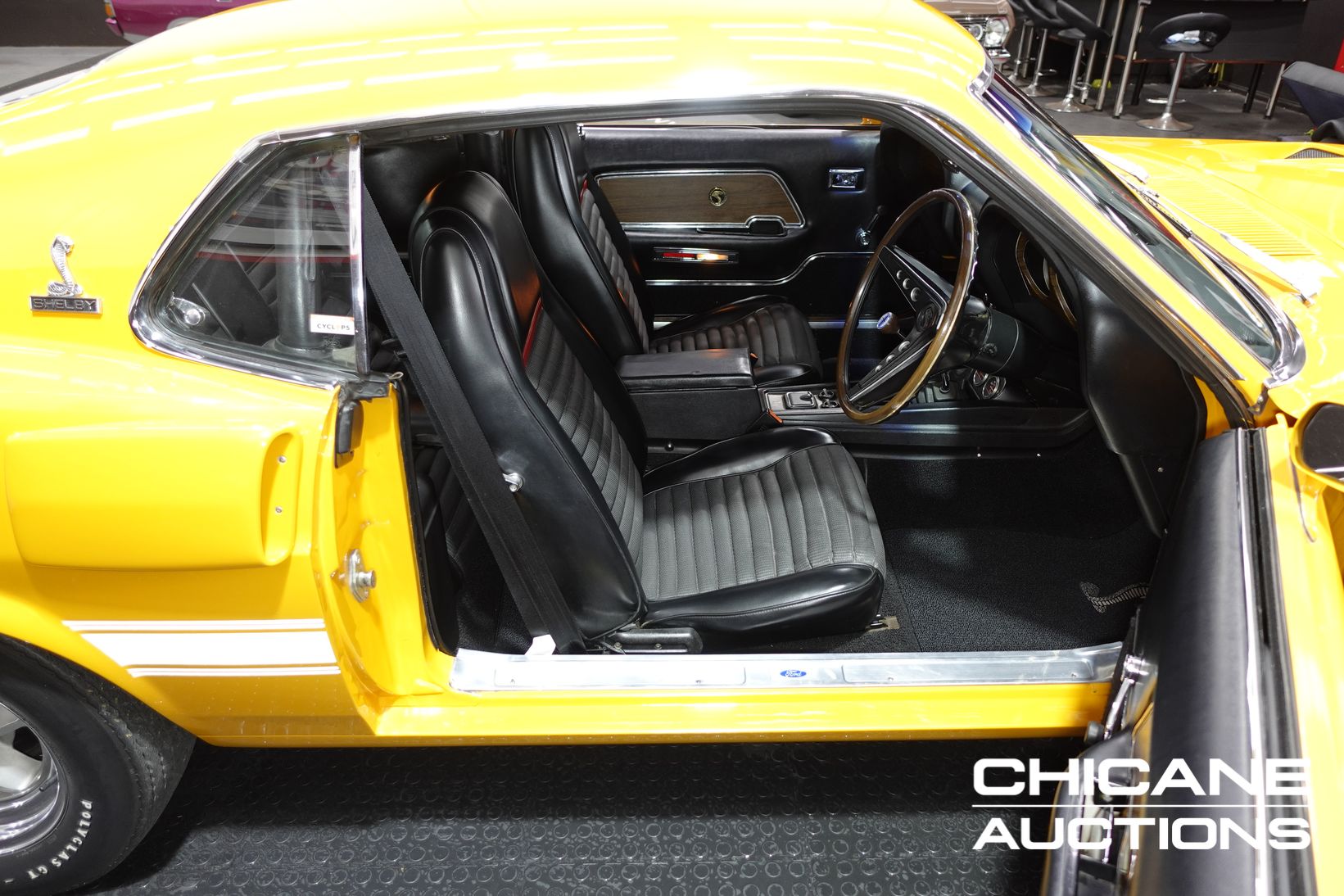 1969 FORD MUSTANG SHELBY GT350 4 SP MANUAL RHD COUPE