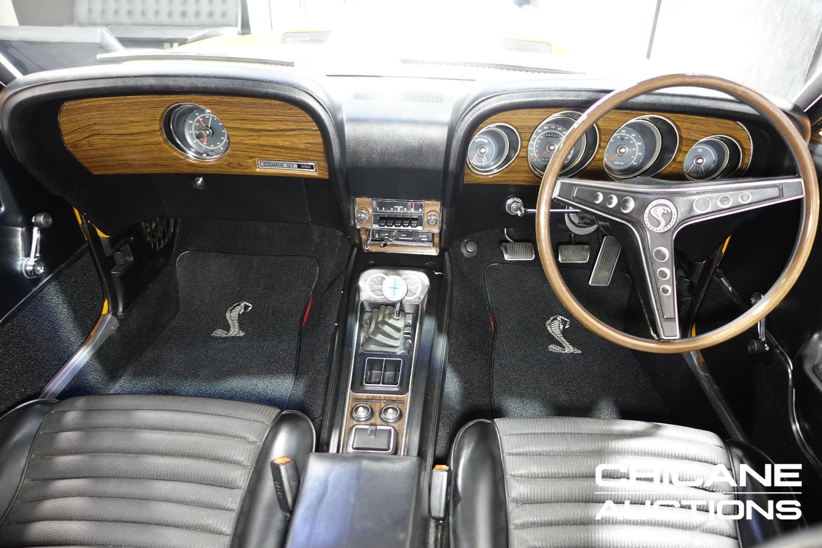 1969 FORD MUSTANG SHELBY GT350 4 SP MANUAL RHD COUPE