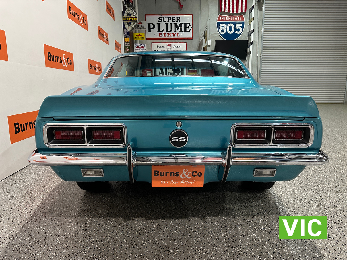 1968 CHEVROLET CAMARO SS 350 V8 MANUAL SPORTS COUPE
