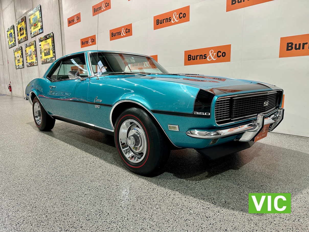 1968 CHEVROLET CAMARO SS 350 V8 MANUAL SPORTS COUPE