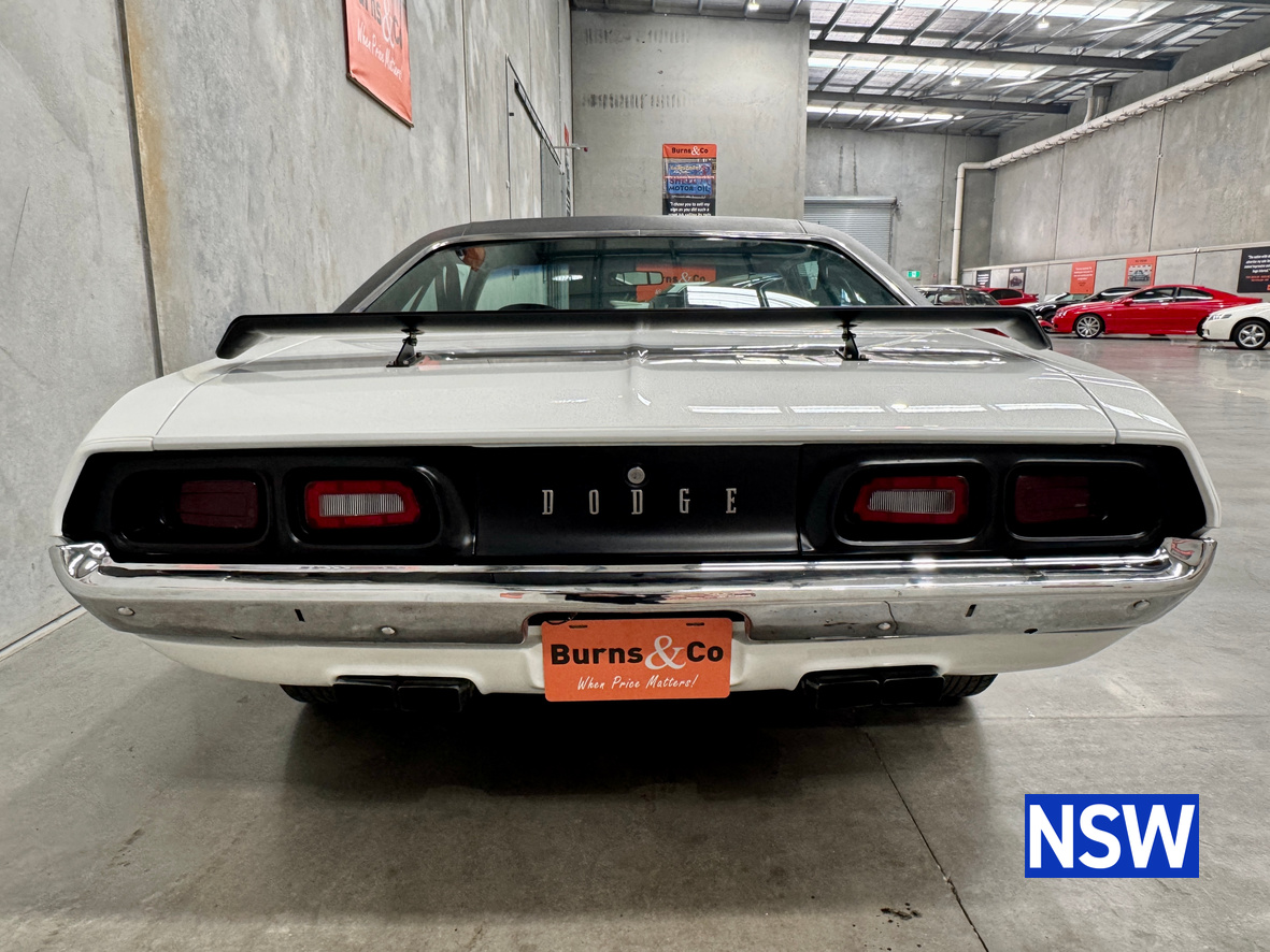 1972 DODGE CHALLENGER RALLYE 340 SUPERCHARGED V8 COUPE