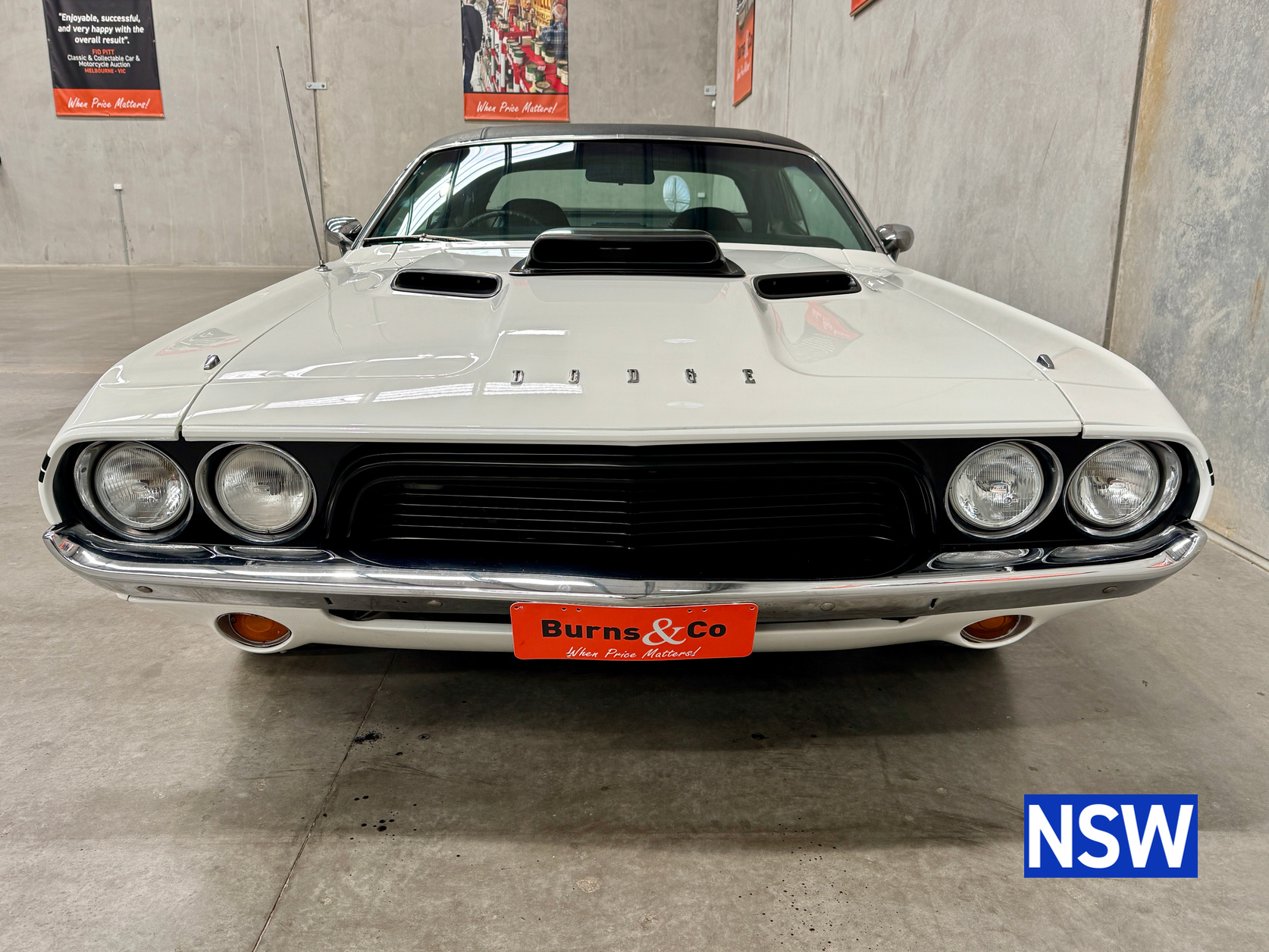 1972 DODGE CHALLENGER RALLYE 340 SUPERCHARGED V8 COUPE