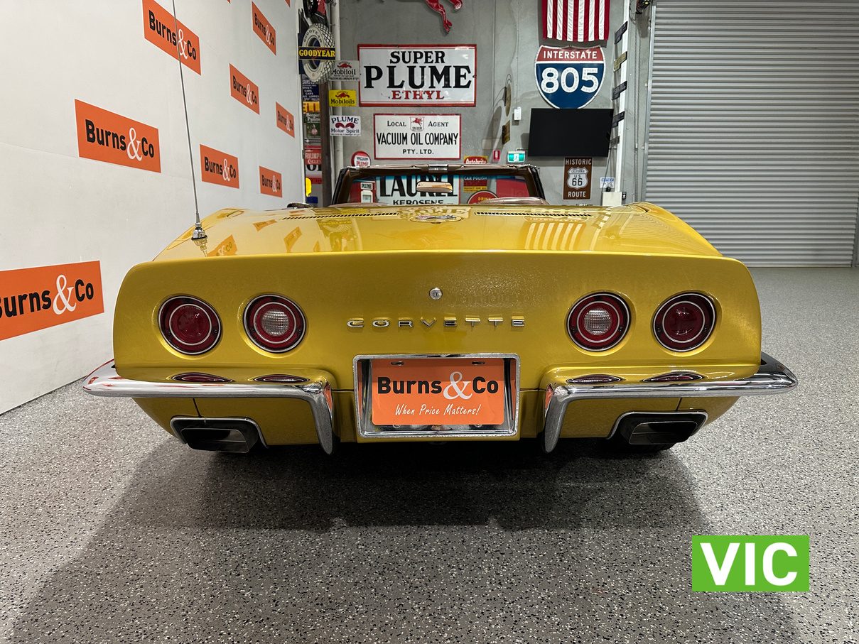 1972 CHEV CORVETTE C3 STINGRAY LT-1 350 V8 MANUAL CONVERTIBLE