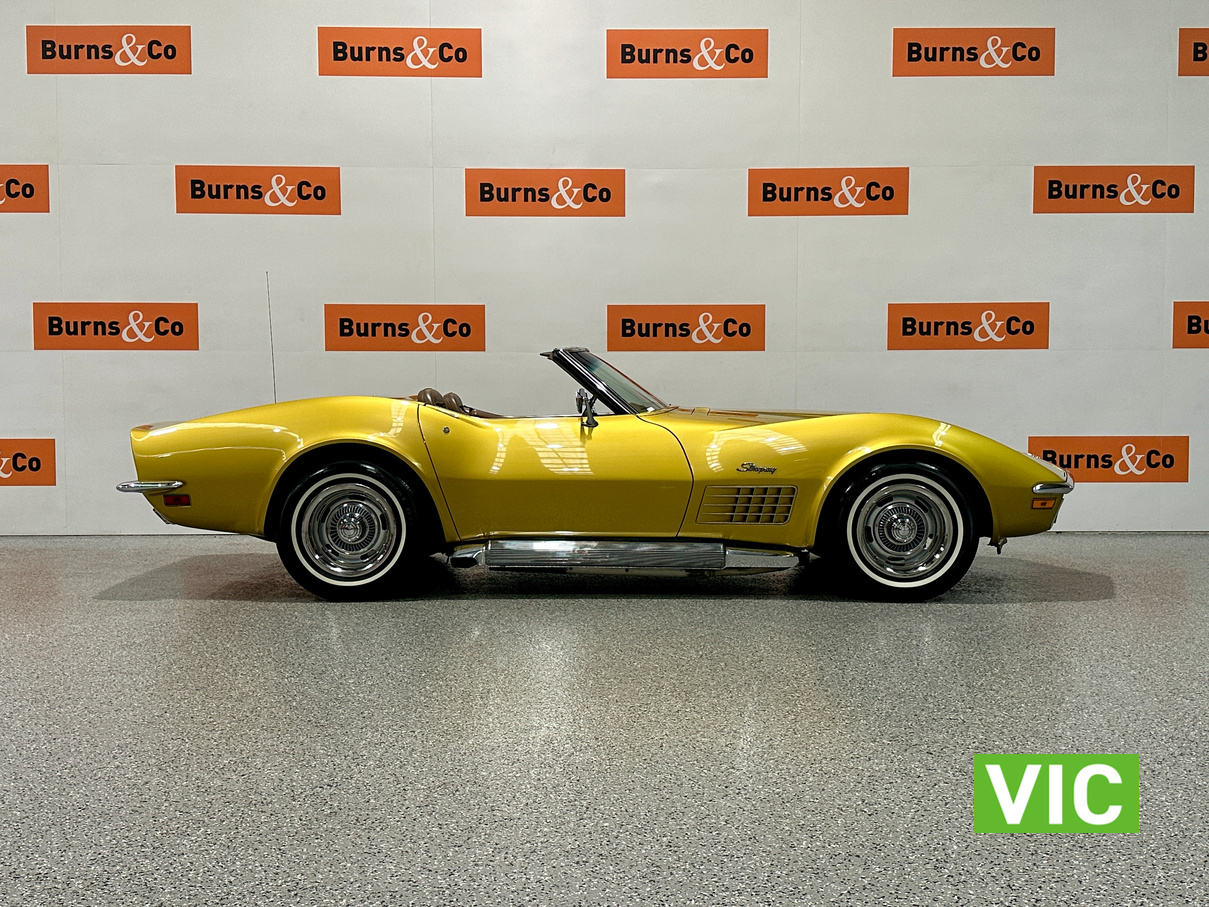 1972 CHEV CORVETTE C3 STINGRAY LT-1 350 V8 MANUAL CONVERTIBLE
