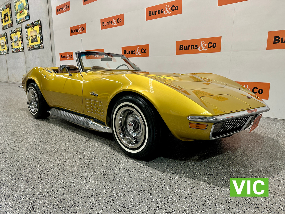 1972 CHEV CORVETTE C3 STINGRAY LT-1 350 V8 MANUAL CONVERTIBLE