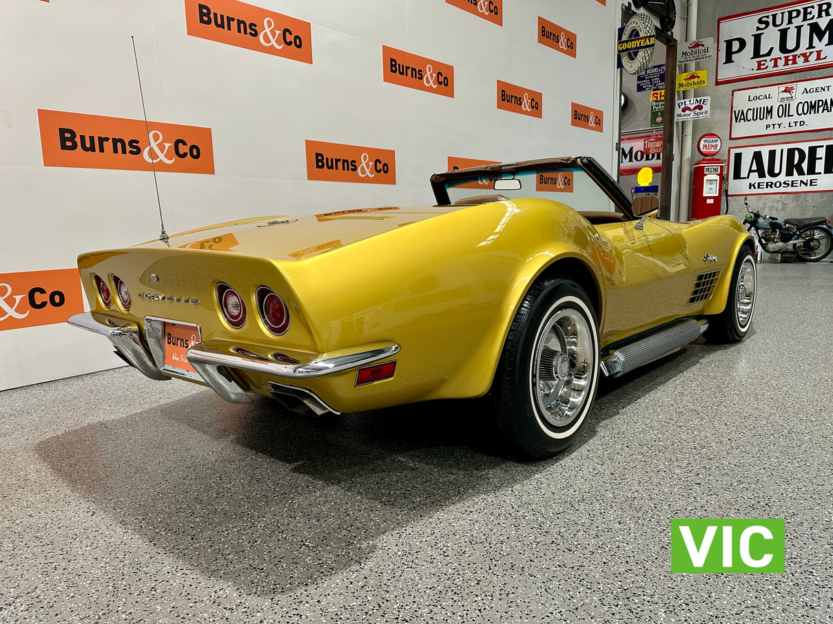 1972 CHEV CORVETTE C3 STINGRAY LT-1 350 V8 MANUAL CONVERTIBLE