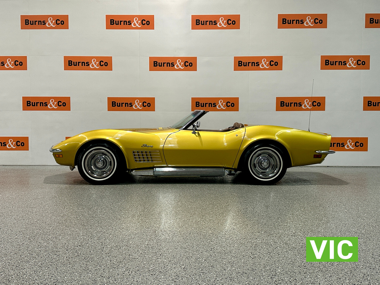 1972 CHEV CORVETTE C3 STINGRAY LT-1 350 V8 MANUAL CONVERTIBLE