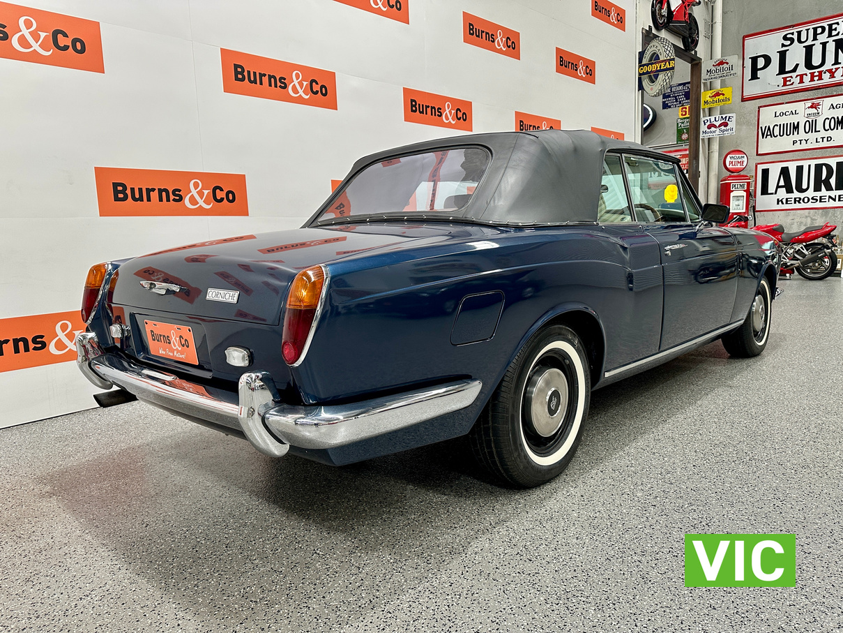 1972 ROLLS ROYCE CORNICHE V8 AUTO CONVERTIBLE