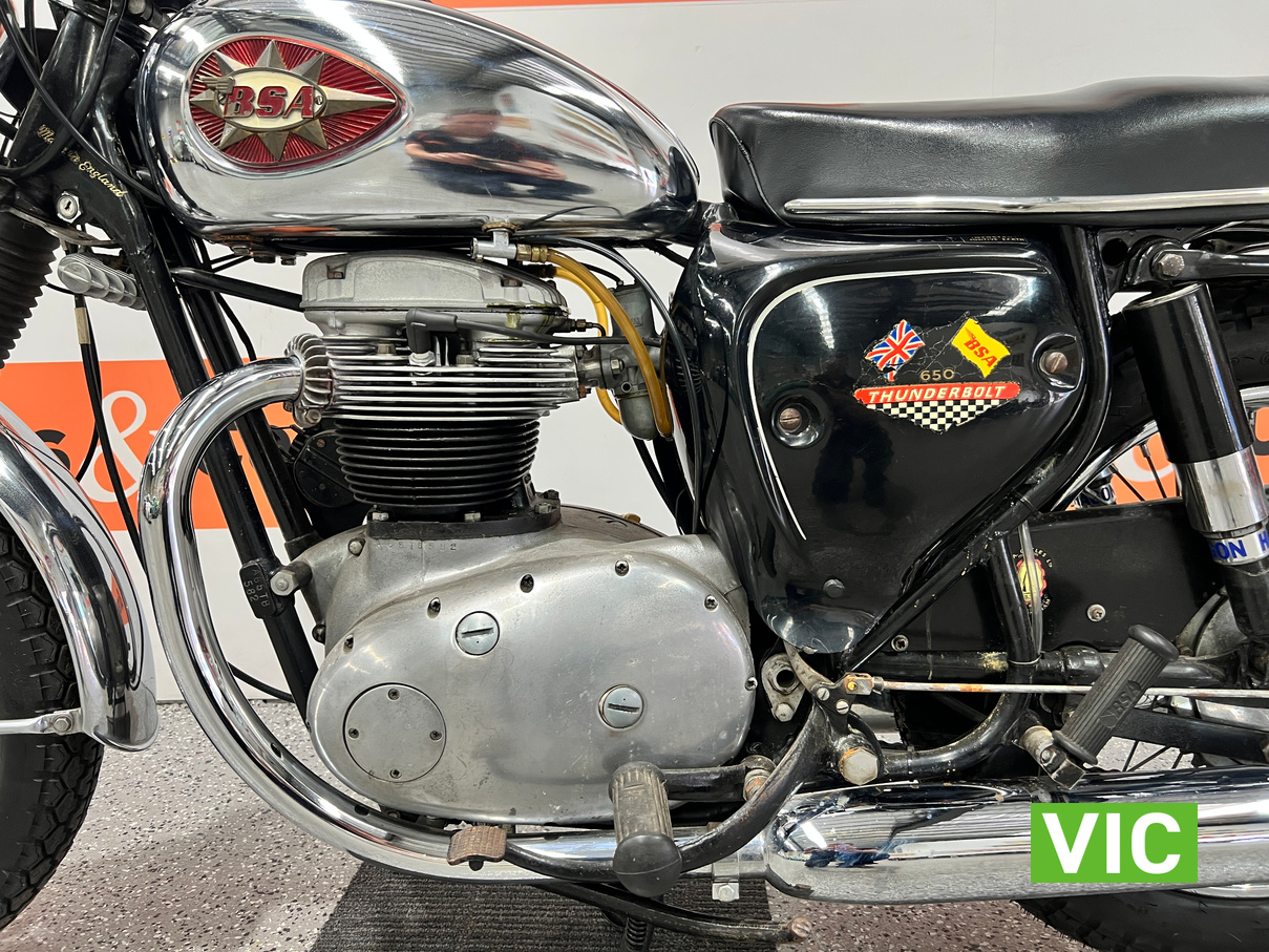1971 BSA A65 THUNDERBOLT 650cc ROAD