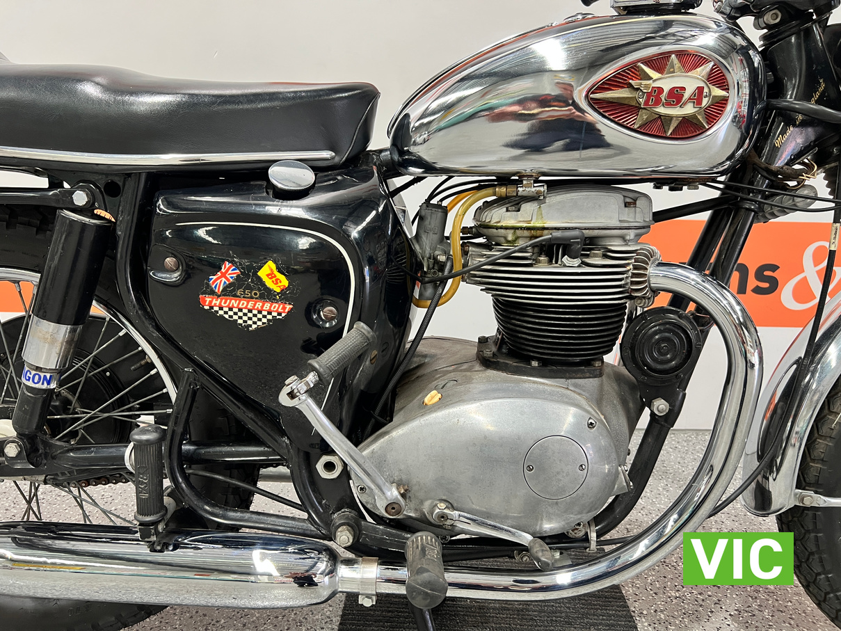 1971 BSA A65 THUNDERBOLT 650cc ROAD