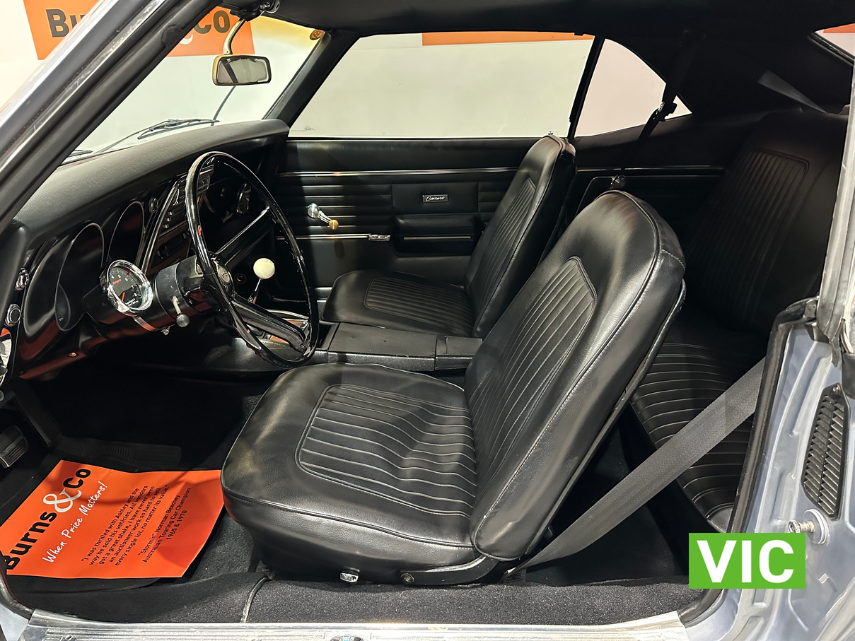 1968 CHEVROLET CAMARO SS 350 V8 MANUAL COUPE