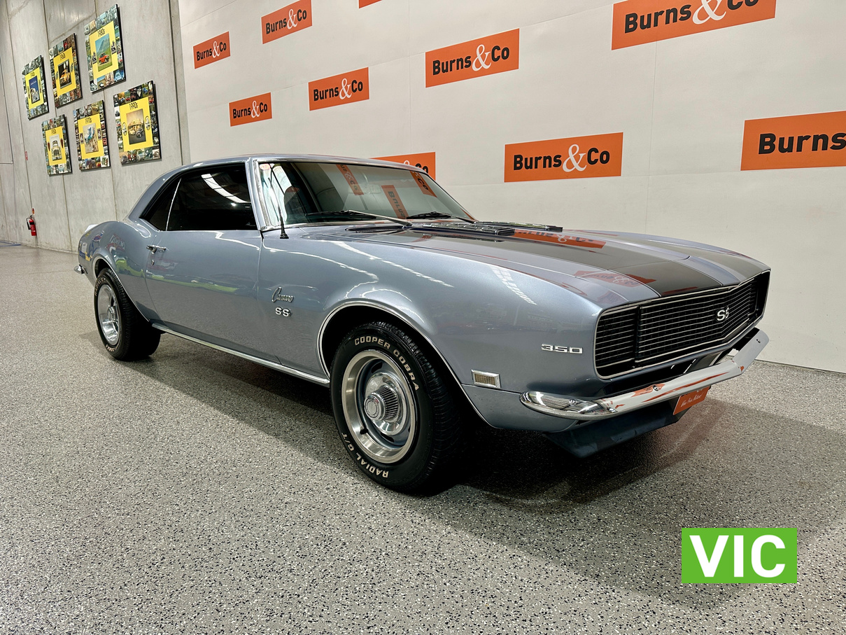 1968 CHEVROLET CAMARO SS 350 V8 MANUAL COUPE