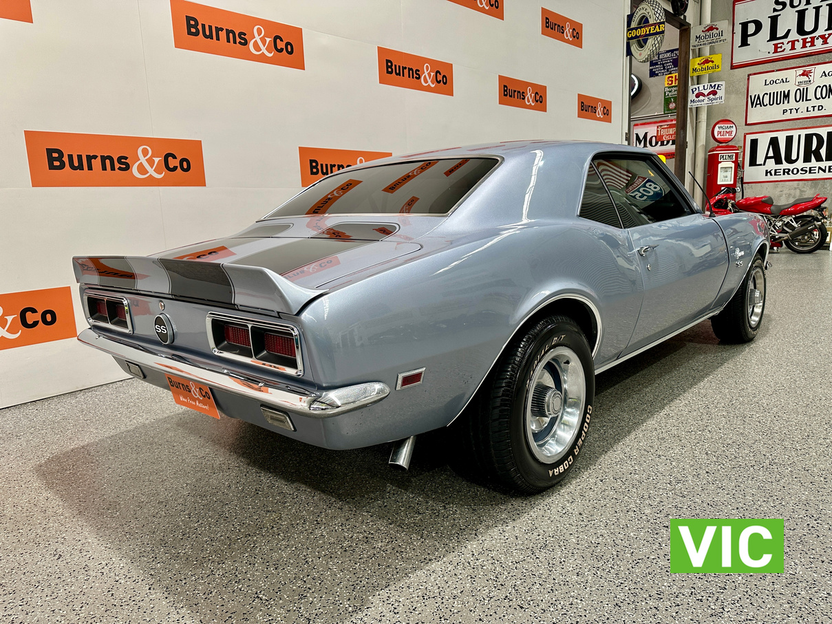 1968 CHEVROLET CAMARO SS 350 V8 MANUAL COUPE