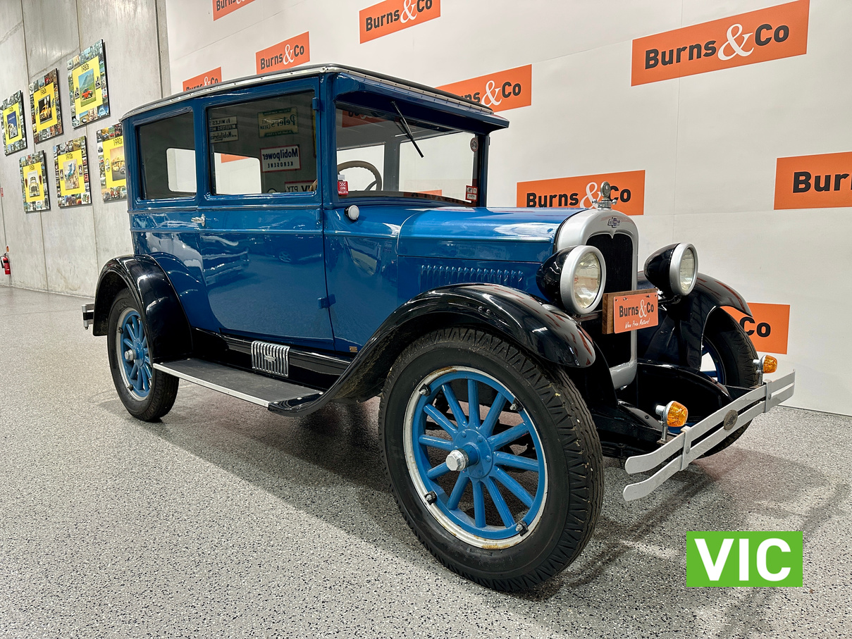 1920s CHEVROLET 2 DOOR 4 CYL MANUAL SEDAN