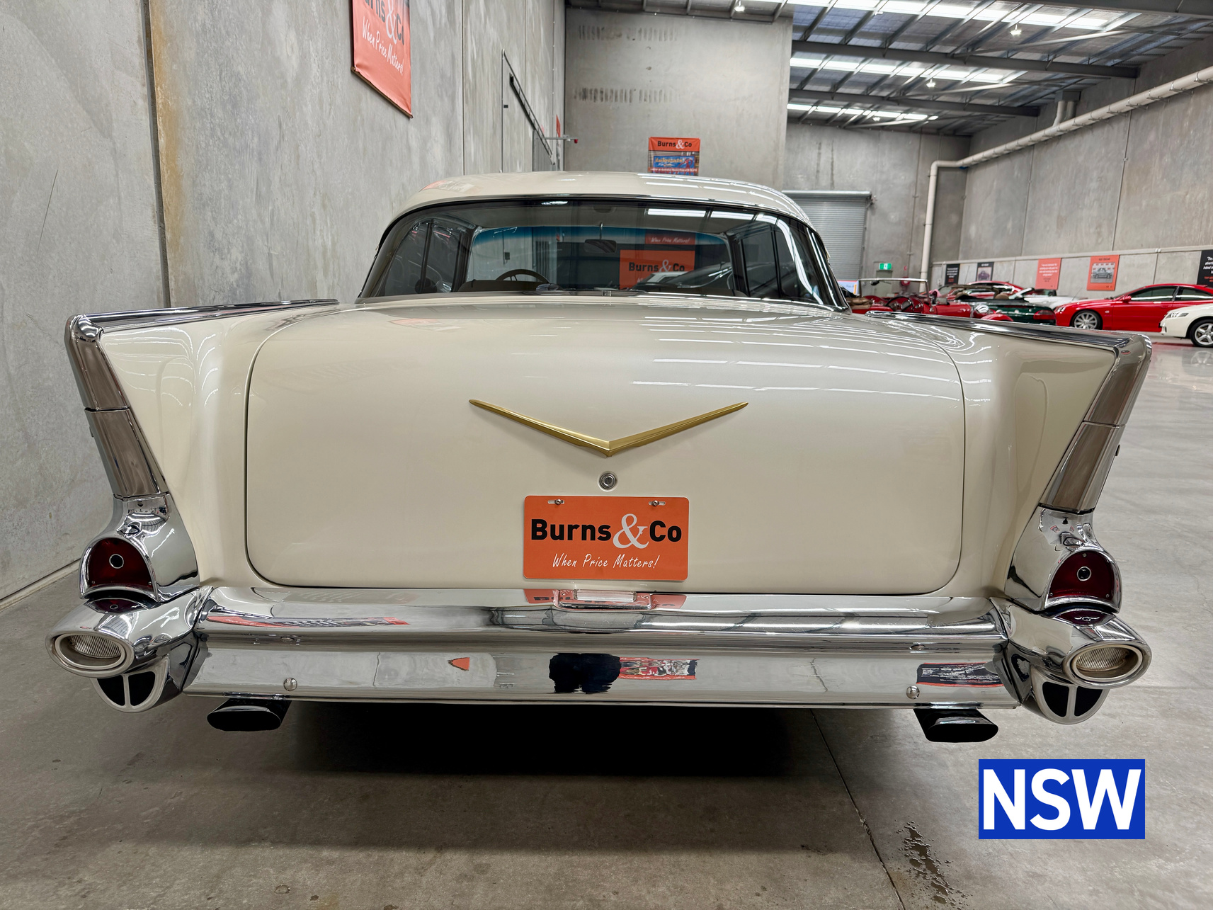 1957 CHEVROLET BEL AIR 468 V8 AUTO 2D SEDAN