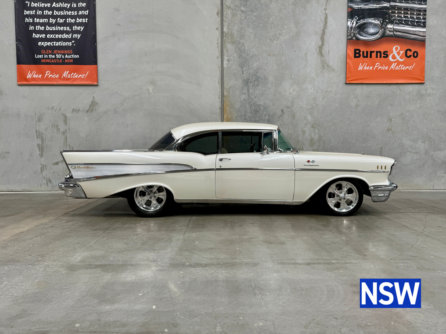 1957 CHEVROLET BEL AIR 468 V8 AUTO 2D SEDAN