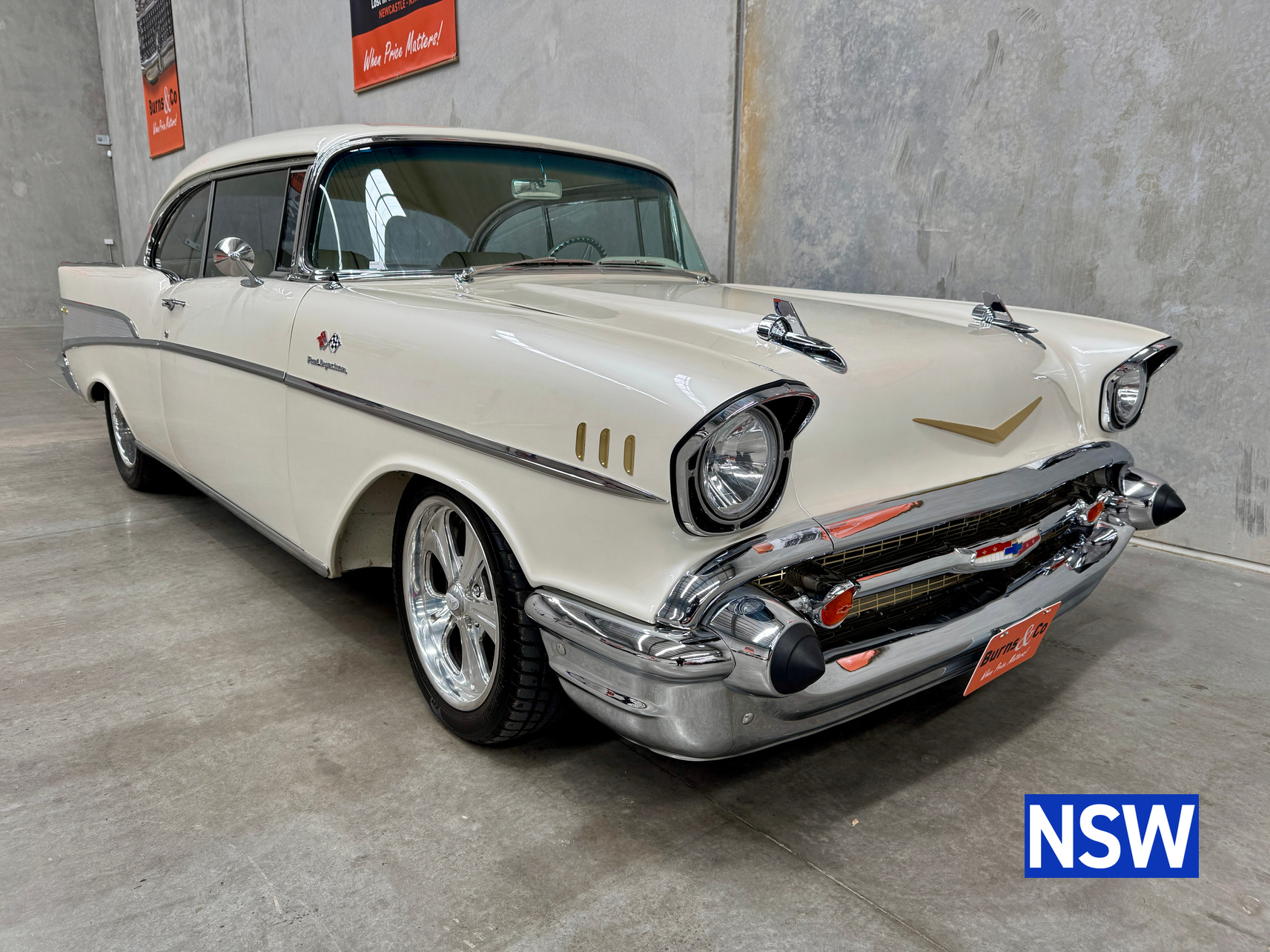 1957 CHEVROLET BEL AIR 468 V8 AUTO 2D SEDAN