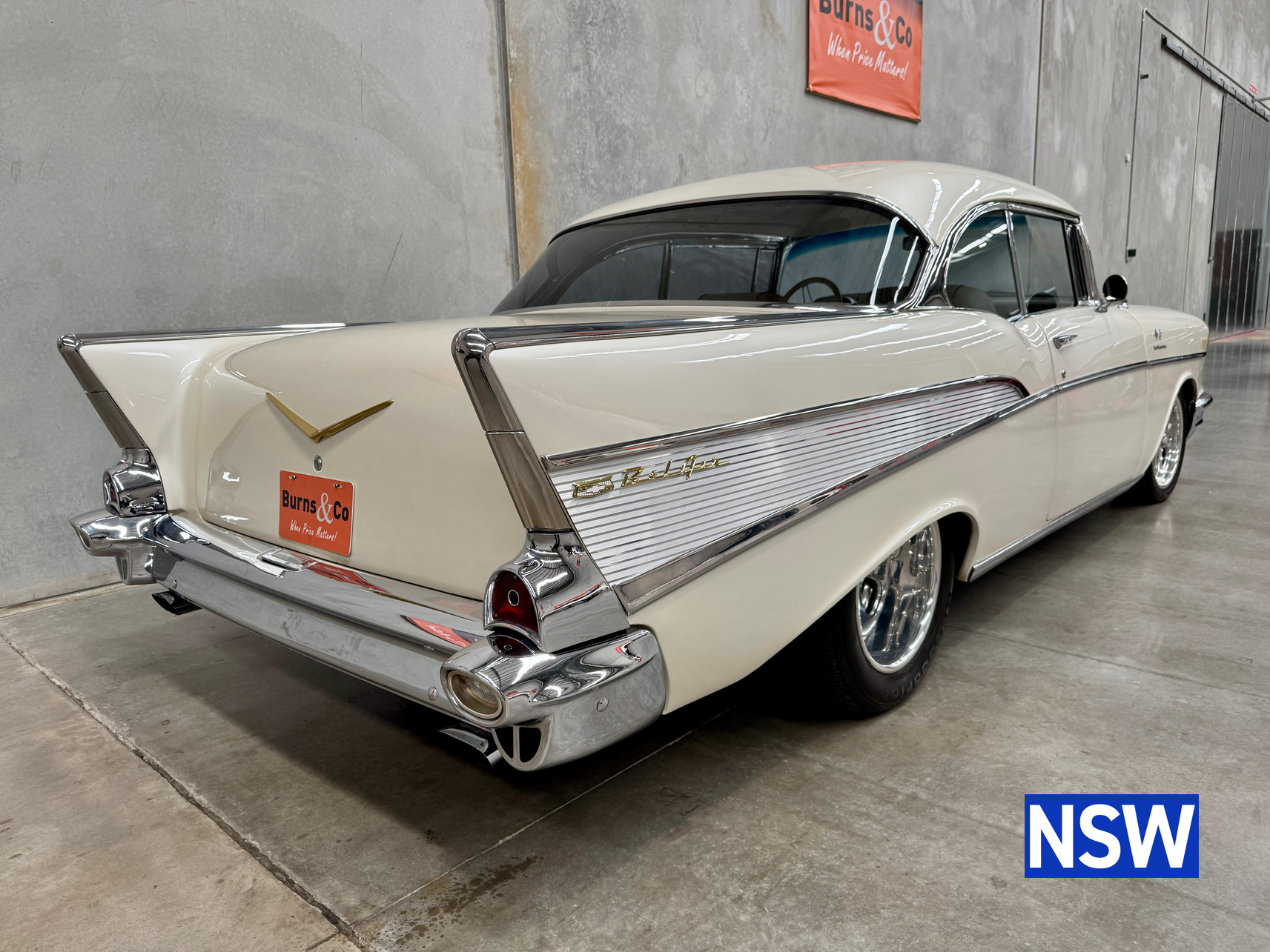 1957 CHEVROLET BEL AIR 468 V8 AUTO 2D SEDAN