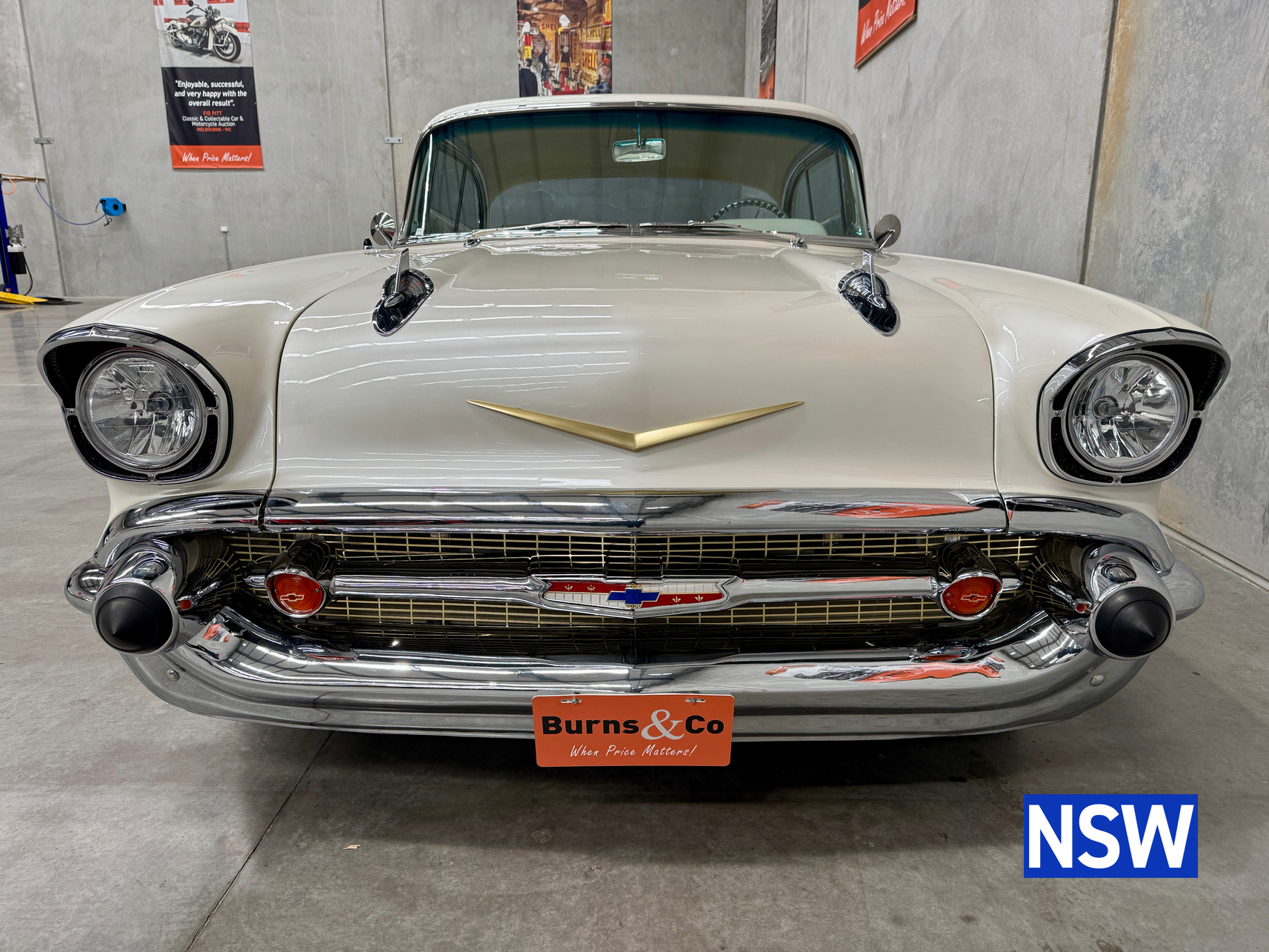 1957 CHEVROLET BEL AIR 468 V8 AUTO 2D SEDAN