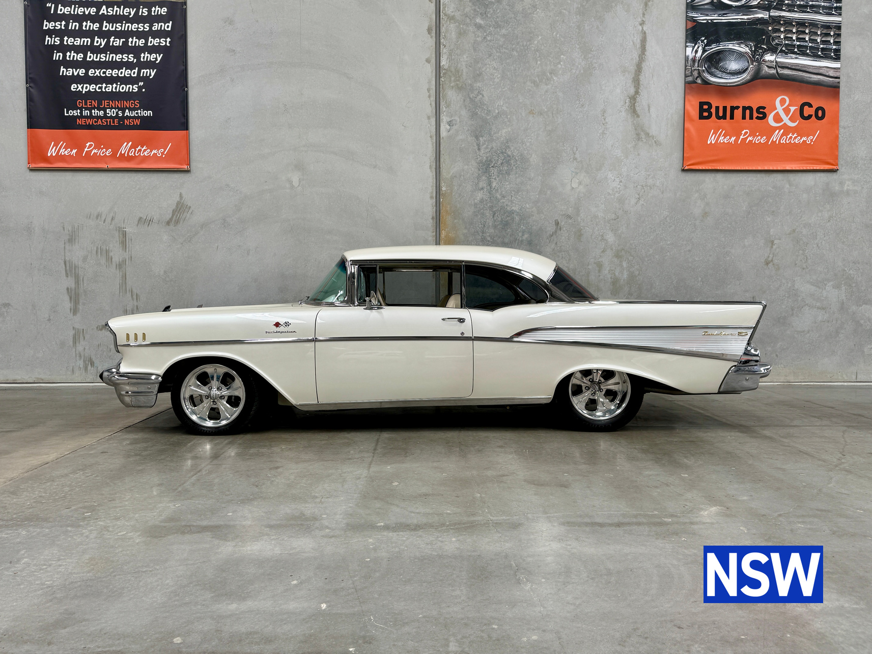 1957 CHEVROLET BEL AIR 468 V8 AUTO 2D SEDAN
