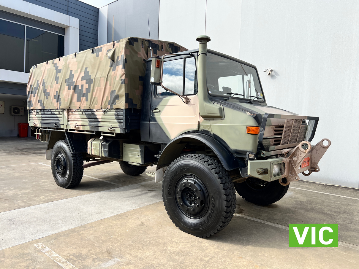 1984 MERCEDES BENZ UNIMOG UL1700L MILITARY TRUCK