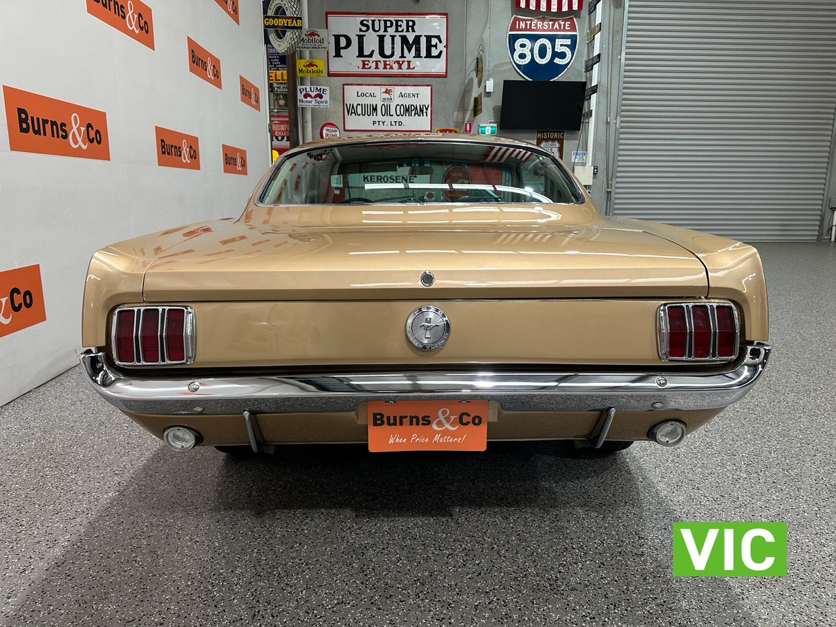 1965 FORD MUSTANG 289 V8 AUTO FASTBACK COUPE 