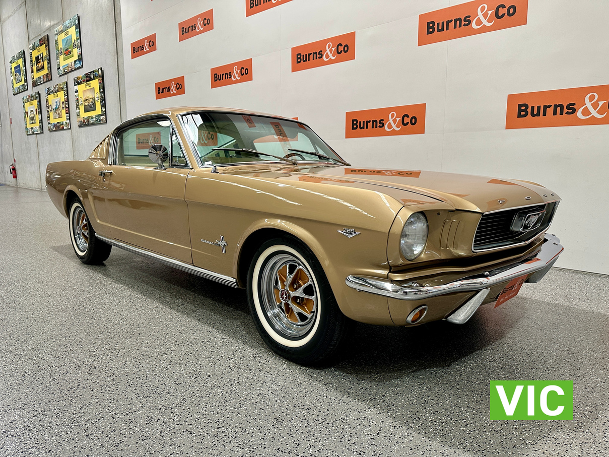 1965 FORD MUSTANG 289 V8 AUTO FASTBACK COUPE 