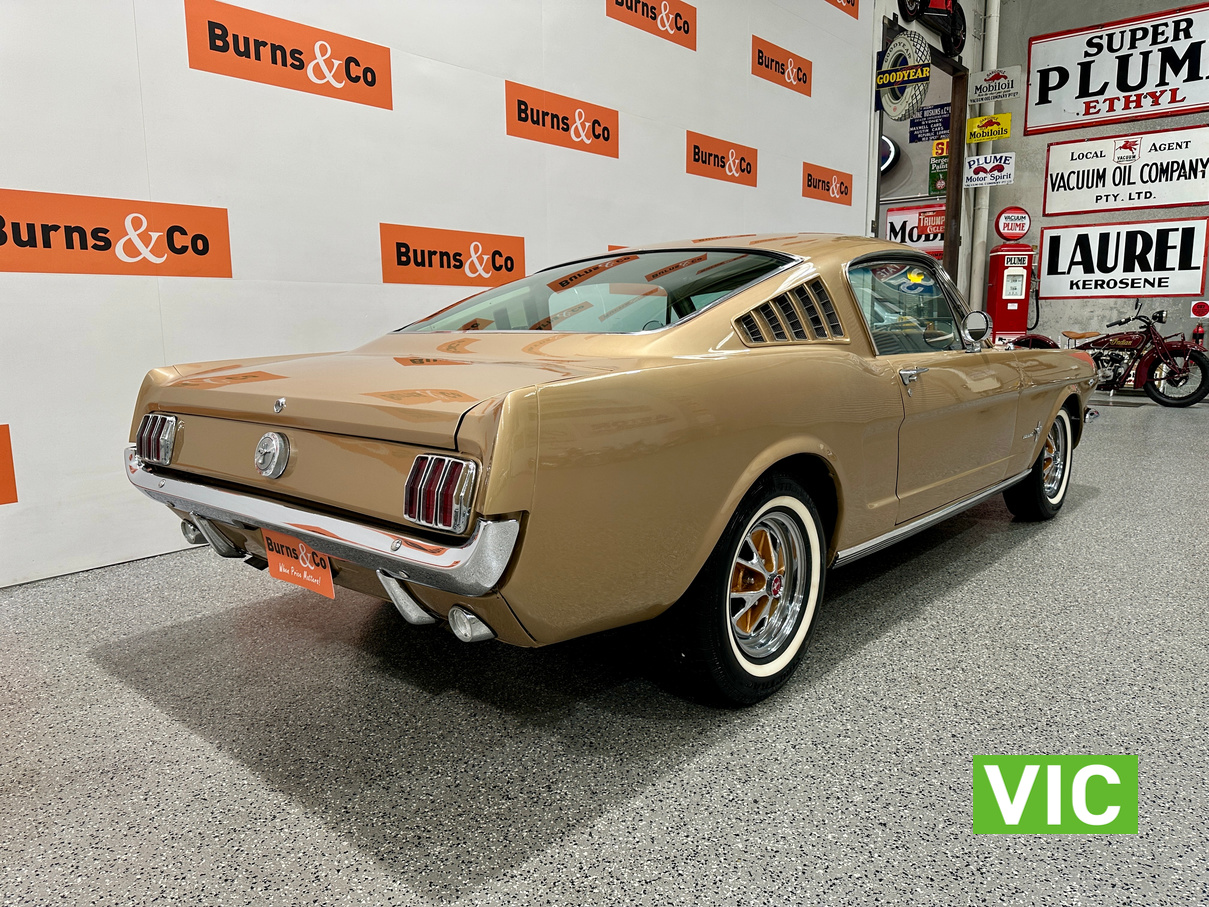 1965 FORD MUSTANG 289 V8 AUTO FASTBACK COUPE 