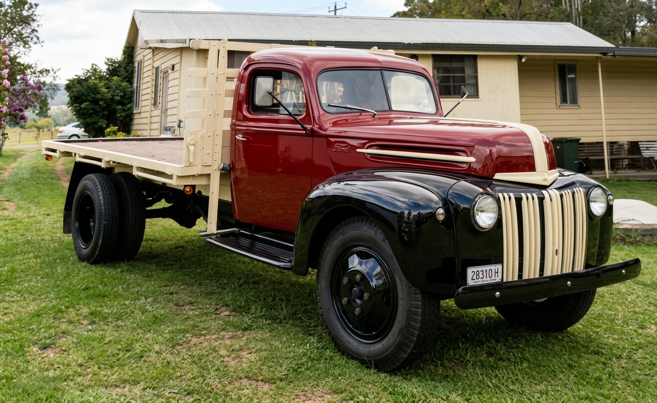 1946 FORD JAILBAR TABLE TOP TRUCK 